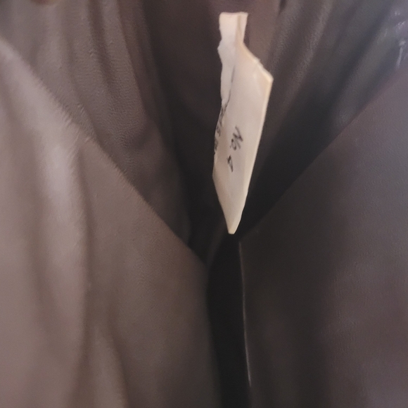 Vintage Brown Leather Shoulder Purse/Clutch Gold Tone Hardware - Picture 8 of 9